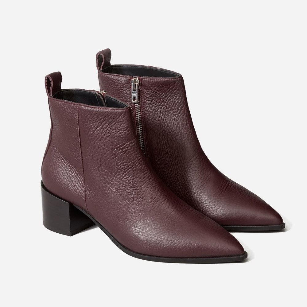Everlane Boss Boot - Burgundy (NEW)